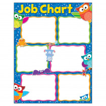 T-38445 - Job Chart Owl-Stars Learning Chart in Classroom Theme