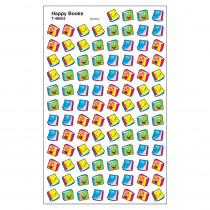 T-46053 - Happy Books Supershapes in Stickers