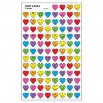 T-46080 - Heart Smiles Supershape Superspots Shapes Stickers in Stickers