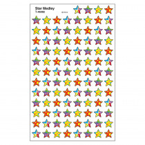 T-46082 - Star Medley Supershape Superspots Shapes Stickers in Stickers