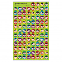 T-46180 - Monkey Mayhem Superspot Shapes Stickers in Stickers