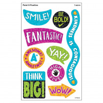 T-46319 - Paint It Positive Suprshps Stickers Large Color Harmony in Stickers