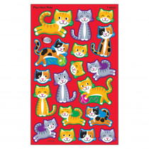 T-46342 - Purrfect Pet Supershape Stickers Lg in Stickers