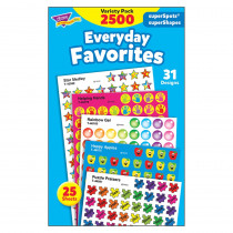 T-46916 - Everyday Favorites Variety Pk Superspots/Shapes Stickers in Stickers