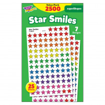 T-46917 - Star Smiles Value Pk Superspots Shapes Stickers in Stickers