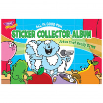 All in Good Pun Sticker Collector Album, 16 Pages, 8.5 x 5.5" - T-49201 | Trend Enterprises Inc. | Stickers"