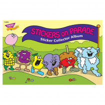 Stickers on Parade Sticker Collector Album, 16 Pages, 8.5 x 5.5" - T-49202 | Trend Enterprises Inc. | Stickers"
