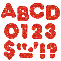 T-507 - Ready Letters 2 Casual Red Sparkle in Letters