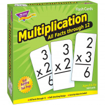 T-53203 - Flash Cards All Facts 169/Box 0-12 Multiplication in Flash Cards