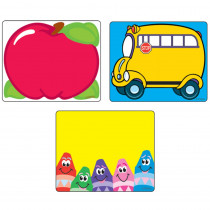 T-68907 - Classroom Classic Labels Variety Pk 108 Ct in Name Tags