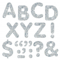 T-78303 - Stick-Eze Stick-On Letters Silver Sparkle 2 Inch in Letters