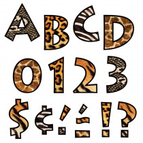 T-79248 - Animal Prints 4 Inch Venture Ready Letters in Letters