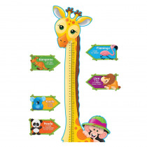 T-8176 - Bb Set Giraffe Growth Chart in Classroom Theme