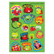 T-83036 - Appealng Apples Mixed Shapes Stinky Stickers in Stickers