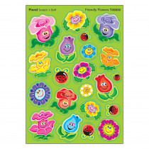 T-83039 - Friend Flowers/Floral Shapes Stinky Stickers in Stickers