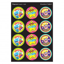 T-83317 - Showtime/Popcorn Stinky Stickers in Stickers