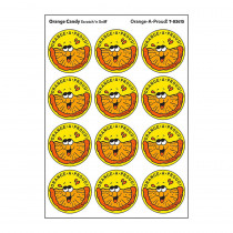 Orange-A-Proud!/Orange Candy Scented Stickers, Pack of 24 - T-83615 | Trend Enterprises Inc. | Stickers
