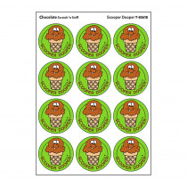 Scooper Dooper/Chocolate Scented Stickers, Pack of 24 - T-83618 | Trend Enterprises Inc. | Stickers