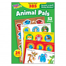 T-83915 - Stinky Stickr Variety Pk Animal Pal Scratch N Sniff in Stickers