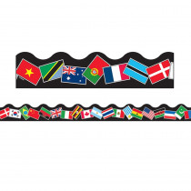 T-91352 - Trimmer World Flags in Border/trimmer