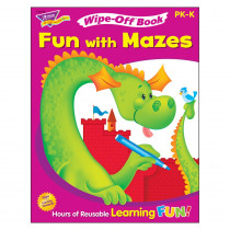 T-94125 - Fun With Mazes Wipe Off Book in Activities