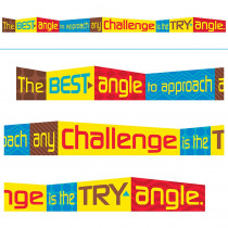 T-A25206 - The Best Angle To Approach Any Challenge Is The Try Angle Banner in Motivational