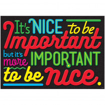 T-A67065 - Nice To Be Important Argus Poster in Motivational