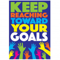 T-A67076 - Keep Reaching Toward Your Goals Argus Poster in Motivational