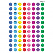 TCR1236 - Mini Stickers Happy Faces 528Pk in Stickers