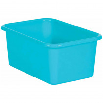 Teal Small Plastic Storage Bin - TCR20381 | Teacher Created Resources | Storage Containers