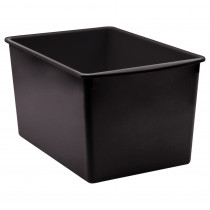 Black Plastic Multi-Purpose Bin - TCR20427 | Teacher Created Resources | Storage Containers