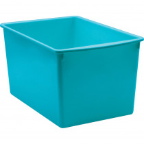 Plastic Multi-Purpose Bin, Teal - TCR20428 | Teacher Created Resources | Storage Containers