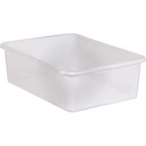 Large Plastic Storage Bin, Clear - TCR20456 | Teacher Created Resources | Storage Containers