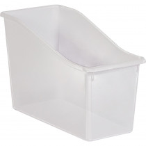 Plastic Book Bin, Clear - TCR20458 | Teacher Created Resources | Storage Containers