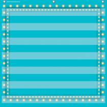 Light Blue Marquee 7 Pocket Chart (28 x 28") - TCR20780 | Teacher Created Resources | Pocket Charts"