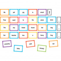 TCR20849 - Silly Sentences Pocket Chart Cards in Sight Words