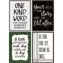 Modern Farmhouse Poster Pack, 4 Posters - TCR2088552 | Teacher Created Resources | Classroom Theme