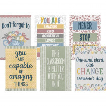 Classroom Cottage Positive Posters, Set of 6 - TCR2088717 | Teacher Created Resources | Motivational
