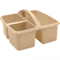 Plastic Storage Caddy, Light Brown - TCR20956 | Teacher Created Resources | Storage Containers