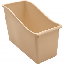 Plastic Book Bin, Light Brown - TCR20979 | Teacher Created Resources | Storage Containers