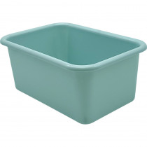 Small Plastic Storage Bin, Calming Blue - TCR20980 | Teacher Created Resources | Storage Containers
