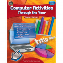 TCR2448 - Computer Activities Through The Year Gr 4-8 in Teacher Resources