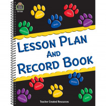 TCR2551 - Paw Prints Lesson Plan And Record Book in Plan & Record Books