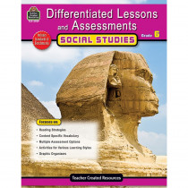 TCR2929 - Differentiated Lessons  Assessments Social Studies Gr 6 in Differentiated Learning