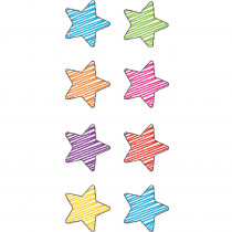 TCR3073 - Scribble Stars Mini Stickers in Stickers