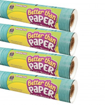 Better Than Paper Bulletin Board Roll, 4' x 12', Shabby Chic, Pack of 4 - TCR32349 | Teacher Created Resources | Bulletin Board & Kraft Rolls