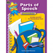 Practice Makes Perfect: Parts of Speech Workbook, Grades 3-4 - TCR3339 | Teacher Created Resources | Activities