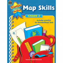 Practice Makes Perfect: Map Skills Workbook, Grade 2 - TCR3727 | Teacher Created Resources | Maps & Map Skills