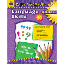 TCR3996 - Daily Warm Ups Language Skills Gr 6 in Activities