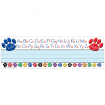 TCR4040 - Paw Prints Left/Right Alphabet Name Plates in Name Plates